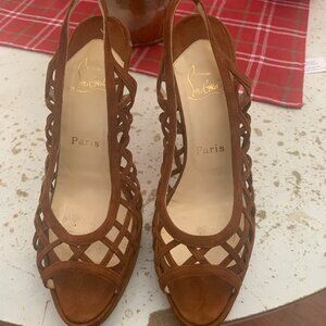 AUTHENTIC Christian Louboutin Strappy Stiletto Sandals